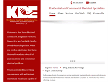 Tablet Screenshot of kenburnselectric.com